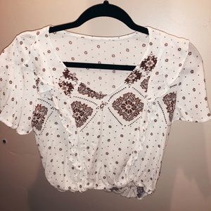 Cropped blouse